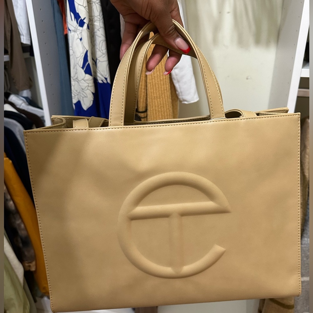 Medium Nude Telfar Shopping Bag Tote 👜
